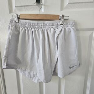 Nike Women's Light Gray Athletic Shorts
